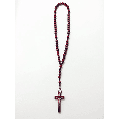 Rosario fatima in legno d'ulivo