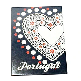 Embroidered Heart Magnet