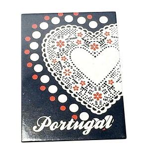 Embroidered Heart Magnet