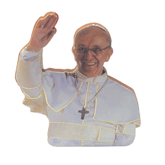 Placa do Papa Francisco