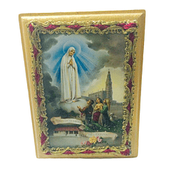 Plaque with image Apparition of Our Lady