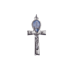 Médaille em croix avec apparition de Fatima