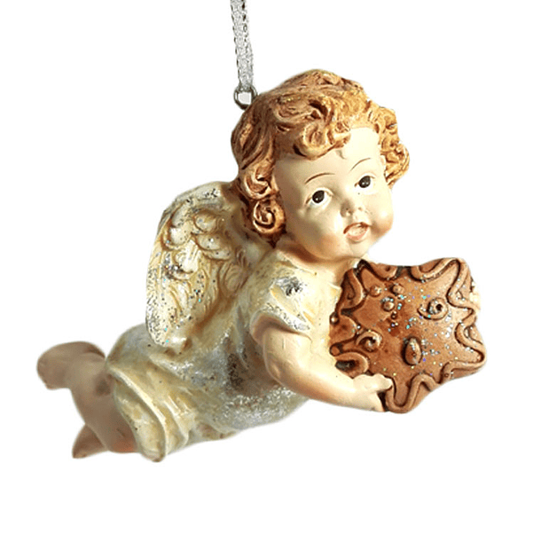 Imagem Anjo da Guarda com dourado 1