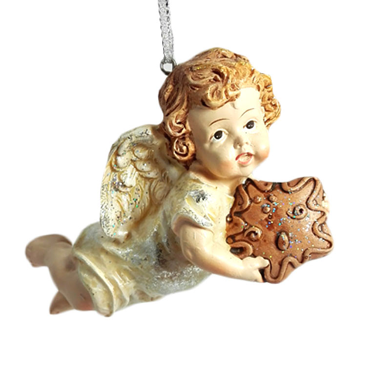 Imagem Anjo da Guarda com dourado 1