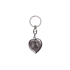 Porte-clés en forme de coeur avec l'apparition de Fatima