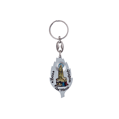 Keychain with candle flame with apparition