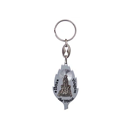 Keychain with candle flame with apparition