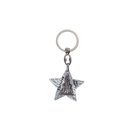 Star keychain with apparition from Fatima