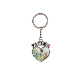 Chaveiro em coração Fátima Aparição