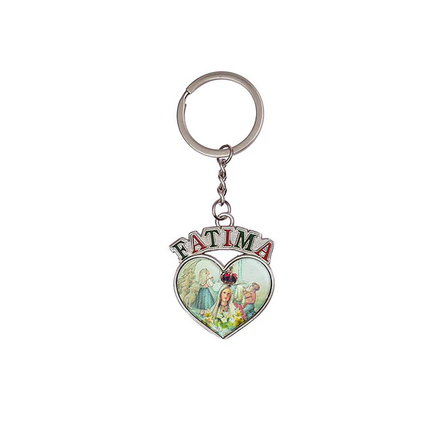 Keyring in heart Fatima Aparição