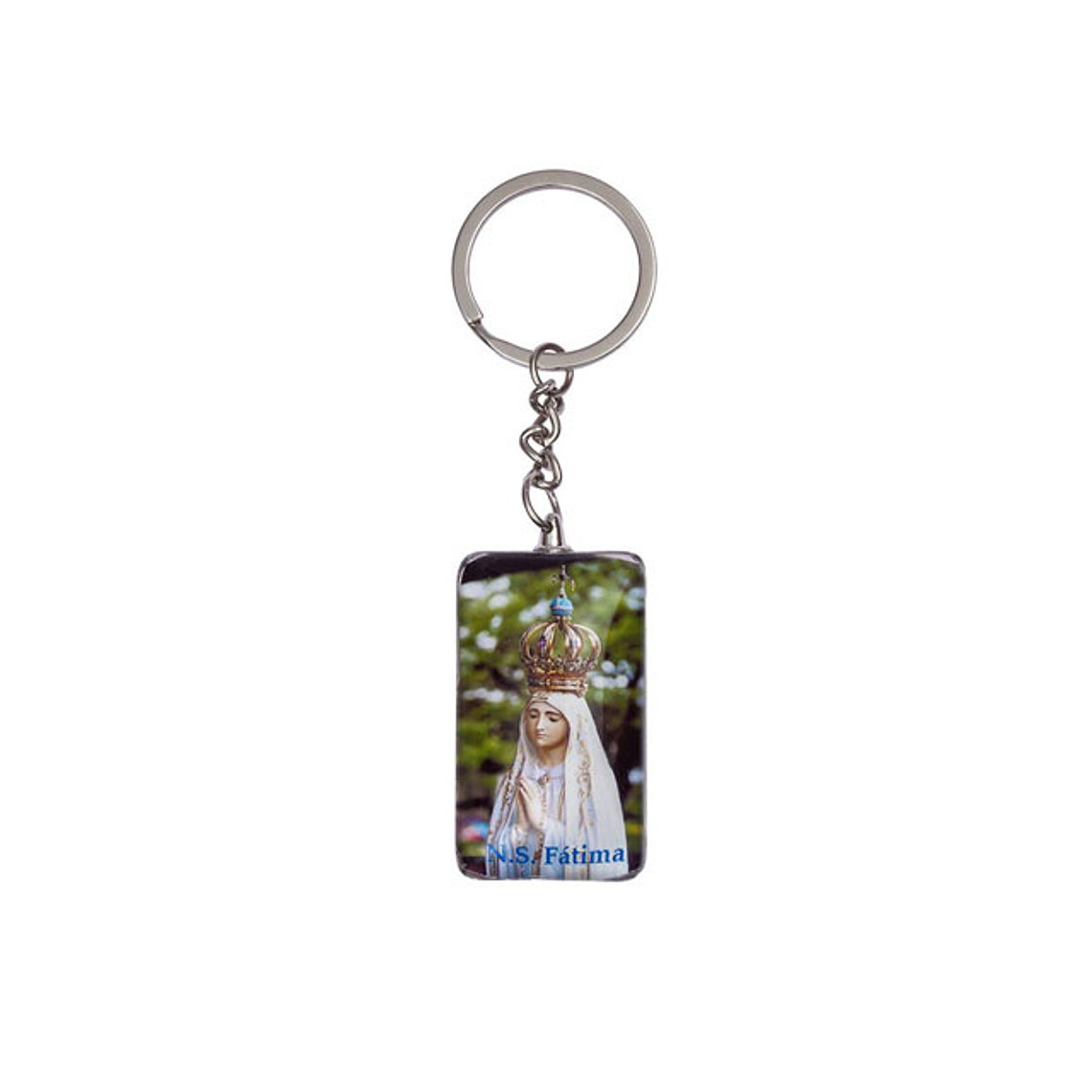 Llavero con imagen de Nuestra Señora de Fátima 1