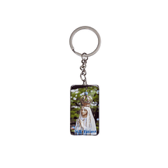 Porte-clés avec image de Notre-Dame de Fatima