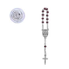 Decade rosary with roses odor