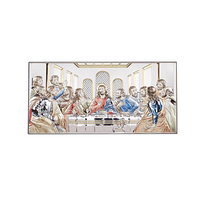 Sterling plaque of Last Supper