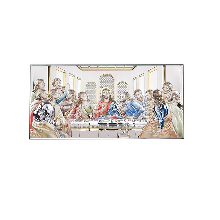 Sterling plaque of Last Supper 1
