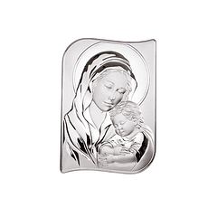 Sterling plaque of Our Mother Love