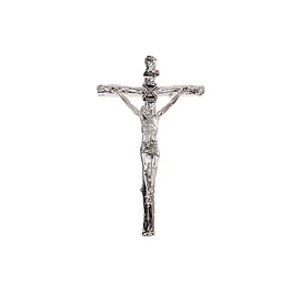 Silver Bilaminated Crucifix