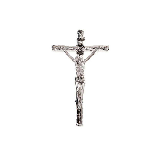 Silver Bilaminated Crucifix