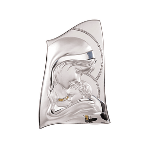 Sterling silver plaque of Mother Love