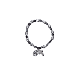 Hematite bracelet and acorns