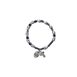 Hematite bracelet and acorns