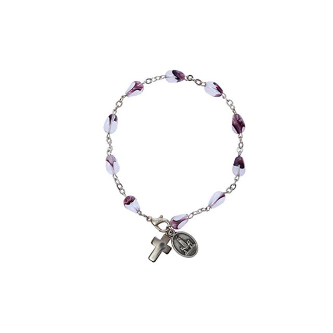 Transparent crystals bracelet 1