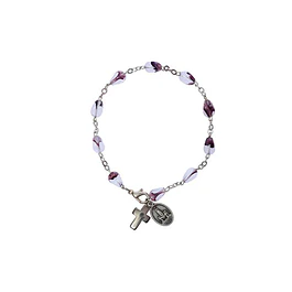 Transparent crystals bracelet