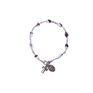 Transparent crystals bracelet