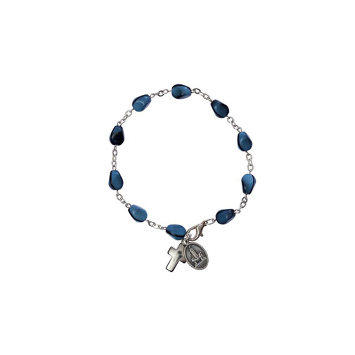 Pulsera con piedras azules. 1
