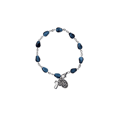 Bracelet avec pierres bleues