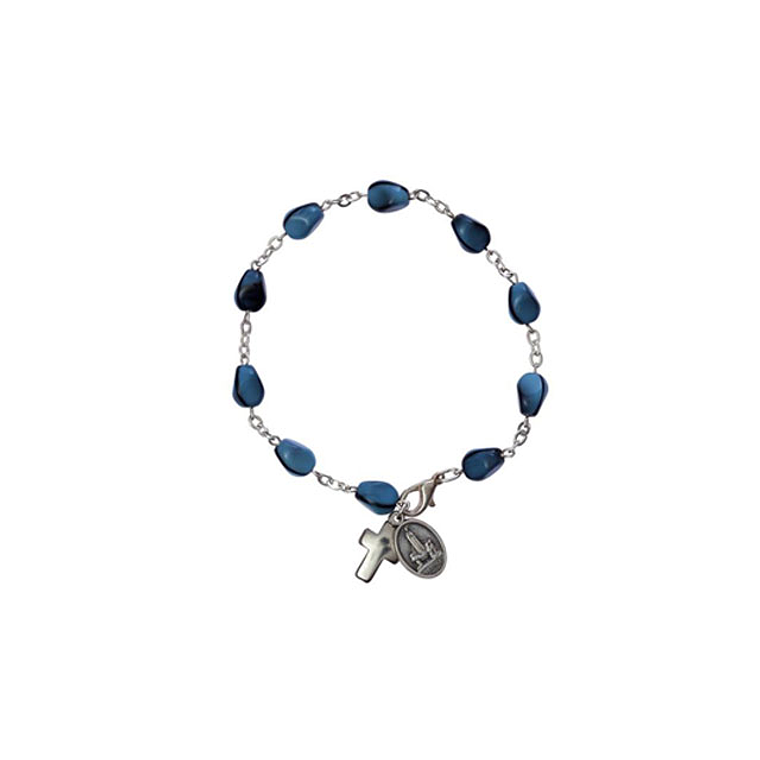 Pulsera con piedras azules. 1