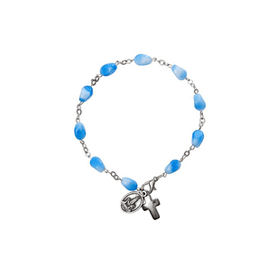 Clear Blue Stone Bracelet