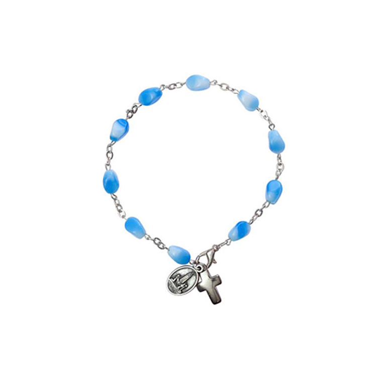 Clear Blue Stone Bracelet 1