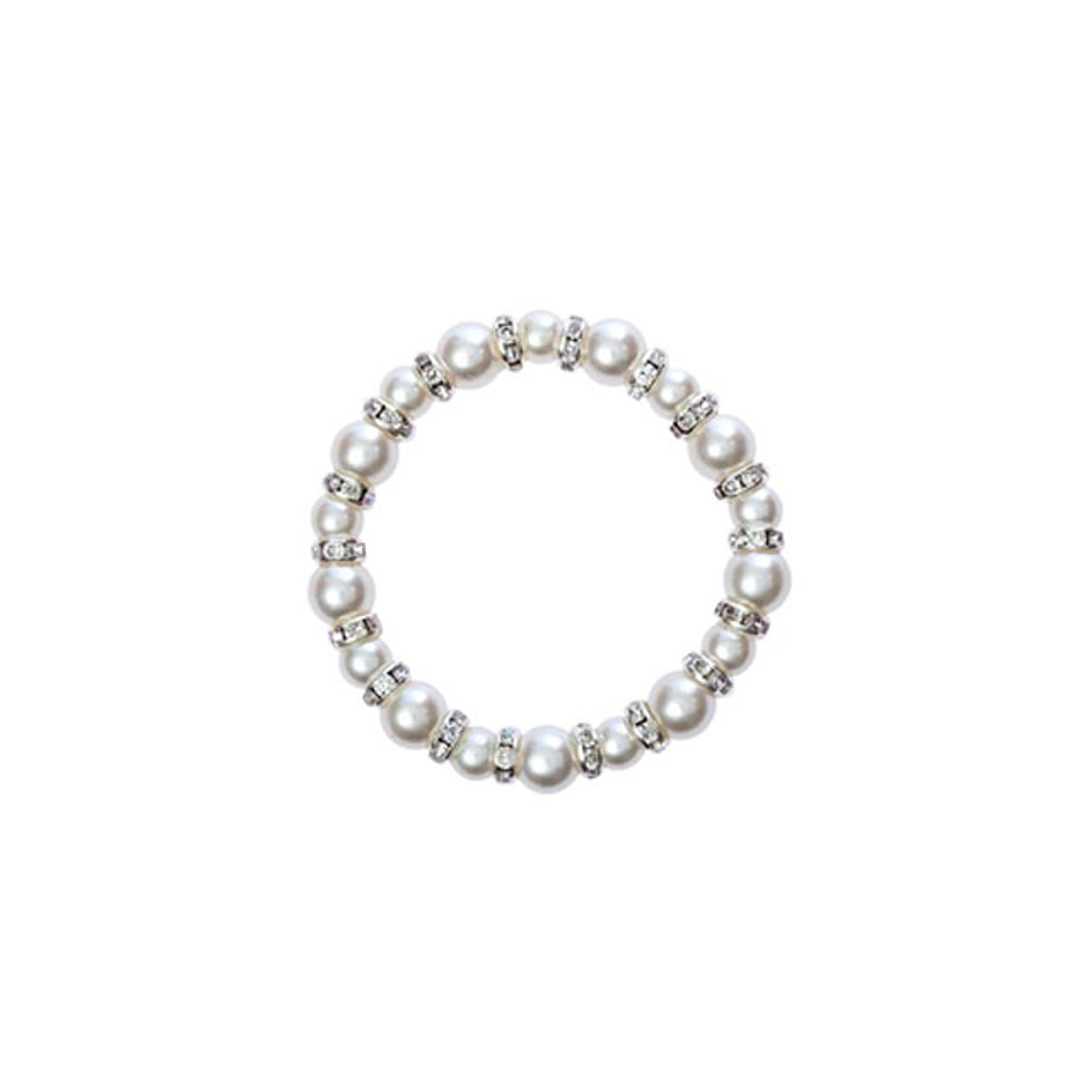 Pulsera con piedras y plateado 1