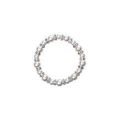 Bracciale con pietre e argento