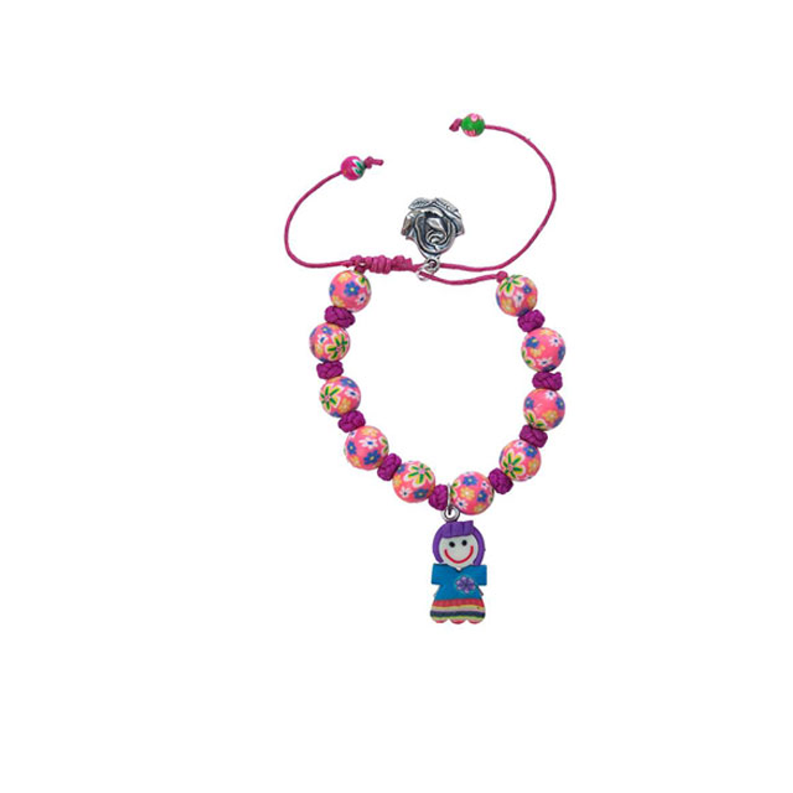 Colorful bracelet with angel 1