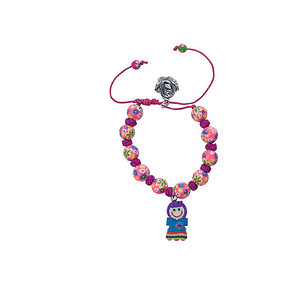 Colorful bracelet with angel