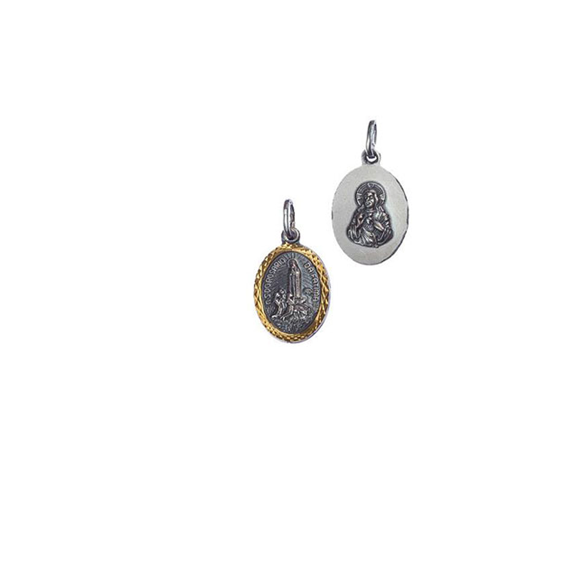 Médaille de Fatima ovale moyenne 1