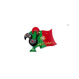 Flag of Portugal and Barcelos Rooster