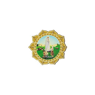 Sunflower Magnet with Apparition of Fatima