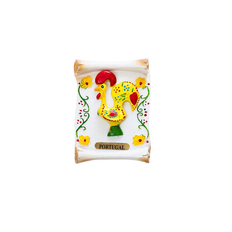 Aimant Polyrésine Coq de Barcelos 1