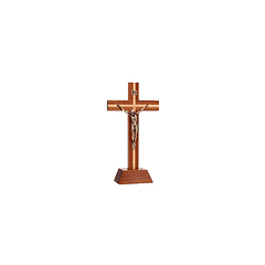 Crucifixo Pousar Madeira duas cores