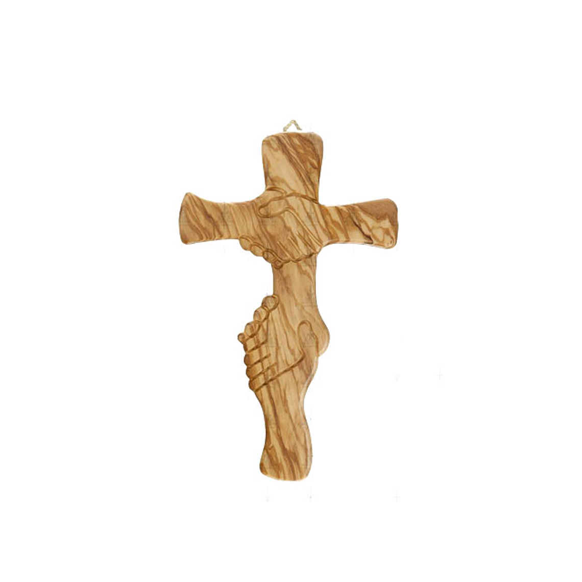 Croix de l'amitié en bois d'olivier 1