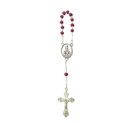 Decade rosary with scent of roses
