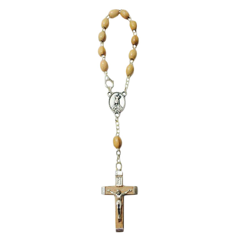 Olive wood decade rosary 1