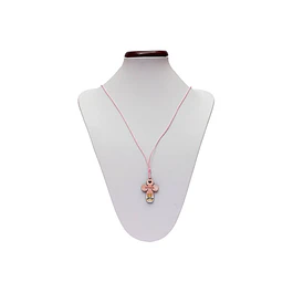 Catholic necklace with guardian angel