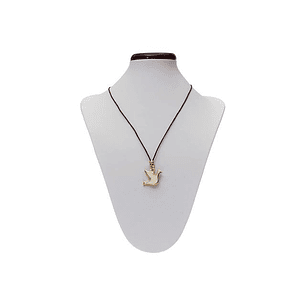 Catholic necklace with Dove of Peace