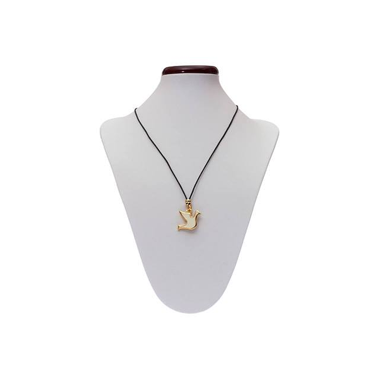 Catholic necklace with Dove of Peace 1