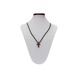 Catholic necklace with Tau cross