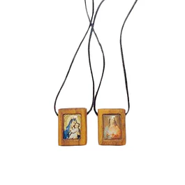 Wooden scapular